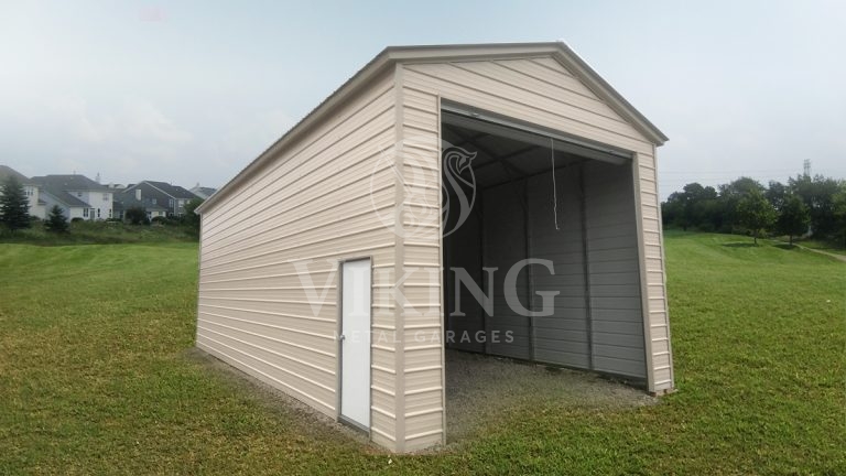 18x40x14 Vertical Roof RV Garage