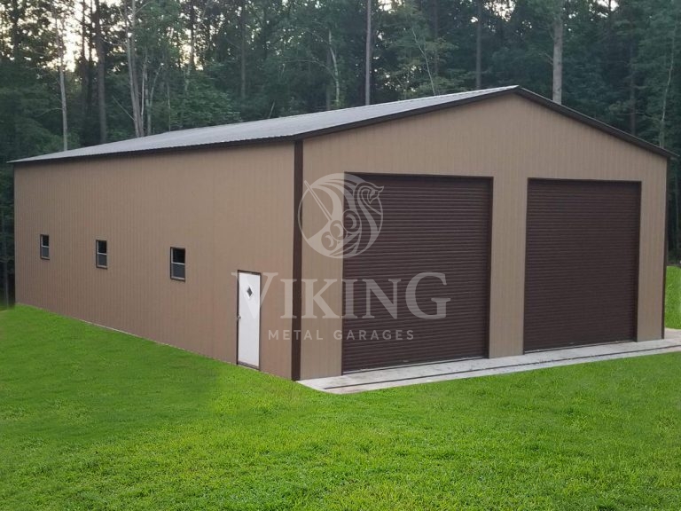 30x40x14 All Vertical Enclosed Garage