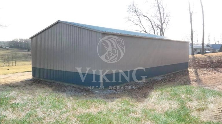 30’X65’X12′ Fully Enclosed All Vertical Side Entry Garage