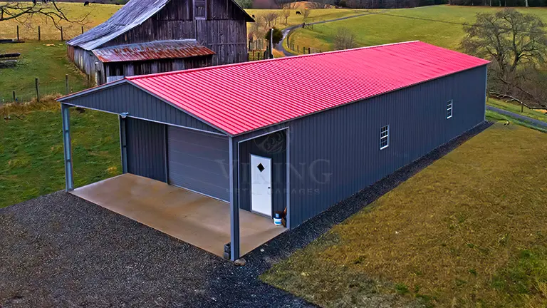 28'x80'x12' Metal Combo Unit