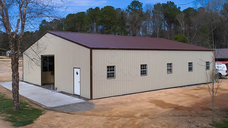 46'x60'x12' Metal Livestock Shelter