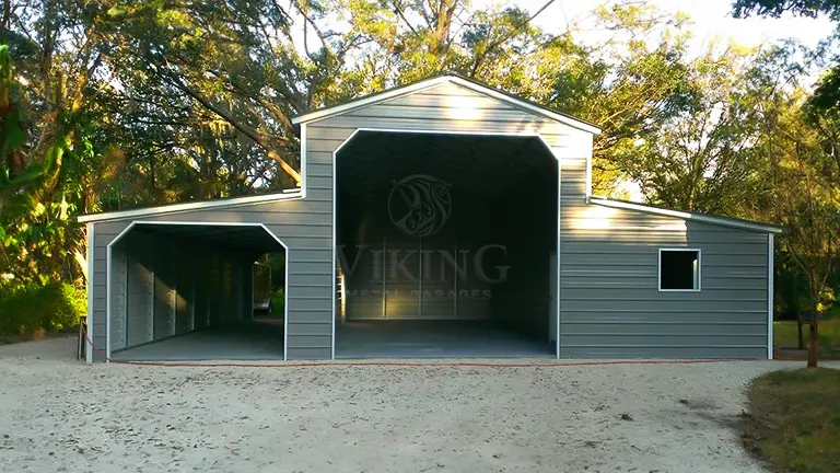 42'x36'x12' Step Down Barn Front View