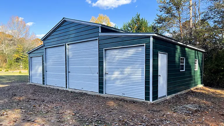 44'x30'x12' Carolina Barn Side View