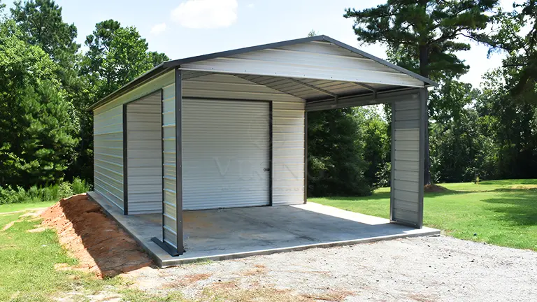 18x35x10 Utility Metal Garage