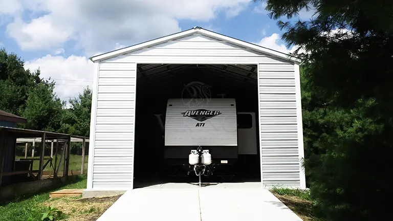 20x35x12 Steel RV Garage