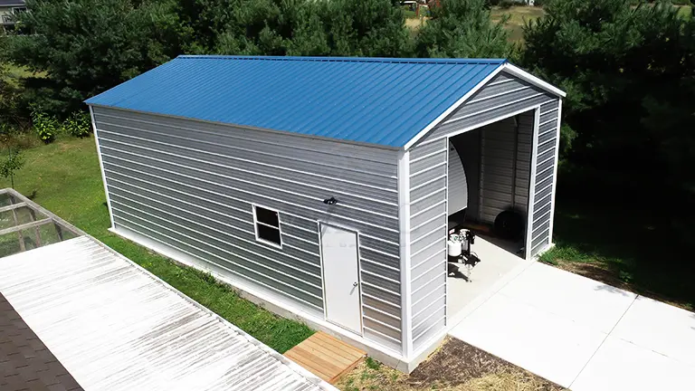20x35x12 Steel RV Garage