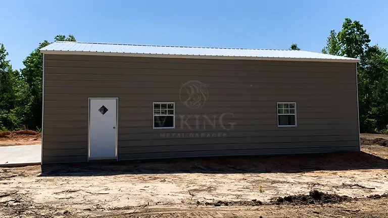 30x40x12 Double Car Metal Garage