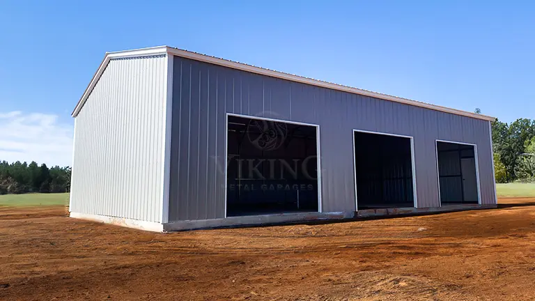 30x50x12 Triple Wide Steel Garage