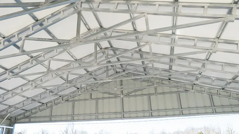 40x24x14 Vertical Steel Carport