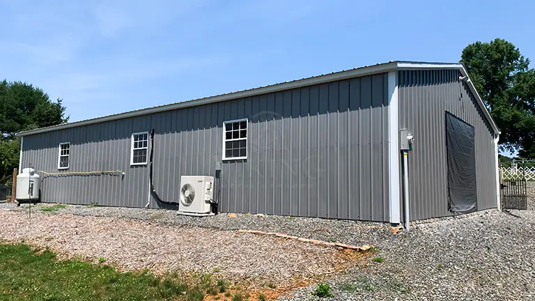 30x55x9 Fully Enclosed Prefabricated Garage