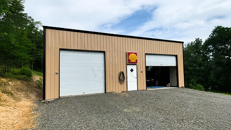 36x40x14 Side Entry Garage