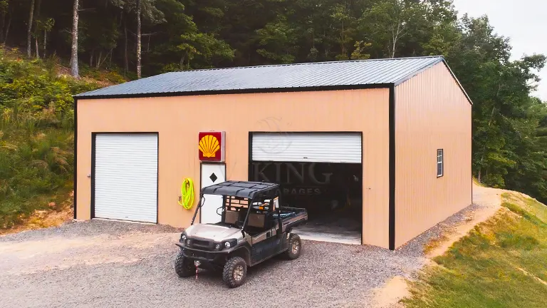 36x40x14 Side Entry Garage