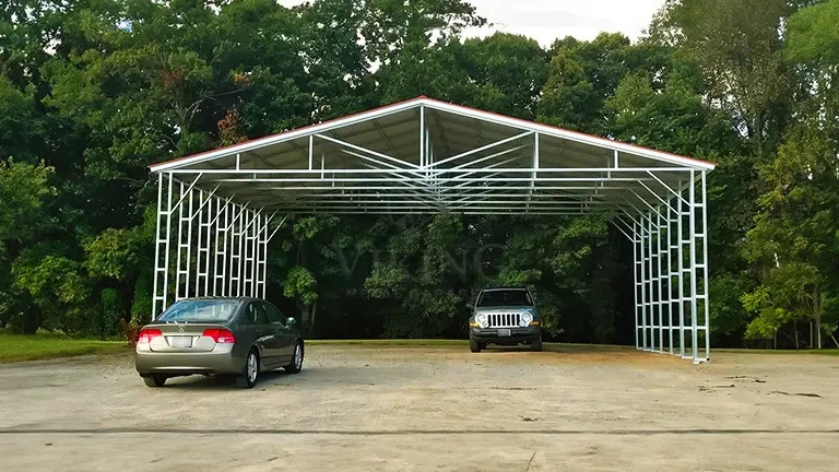 40x40x14 Commercial Steel Shelter