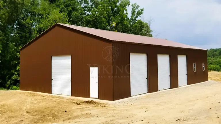 46x72x14 Fully Enclosed Metal Building