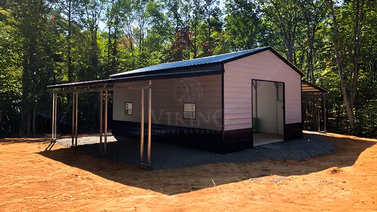 48x30x12 Drop Down Metal Barn